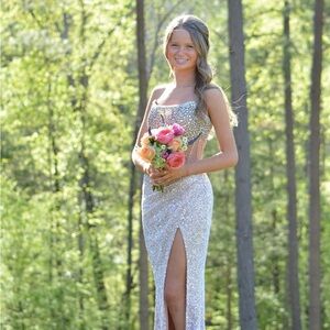 Ashley Lauren Sequin Prom Dress